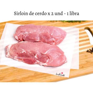 Sirloin De Cerdo X 1 Libra 2 Und